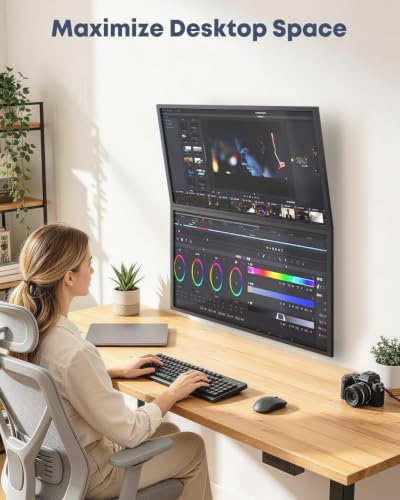 PUTORSEN Dual Monitor Wall Mount for 17-49" Screens