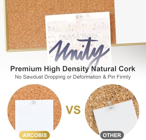 ARCOBIS Dry Erase Cork Board Combo for Wall