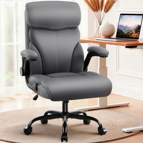AreShark Leather Office Chair - Executive High Back Ergonomic Desk Chairs