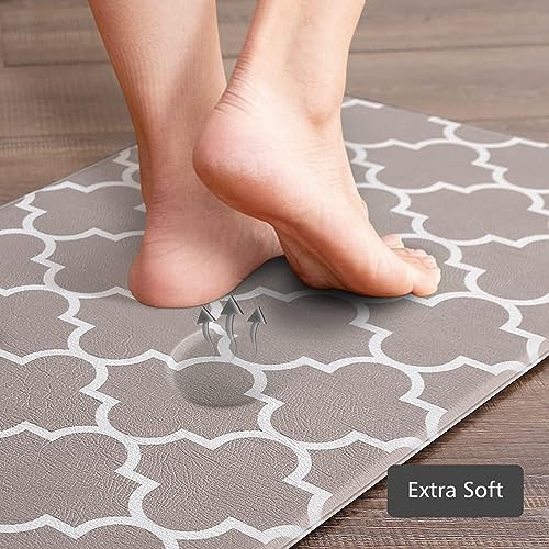 KMAT Kitchen Mat Set of 2,Cushioned Anti-Fatigue Kitchen Mats for Floor