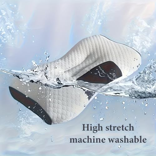 Massage Neck Pillow, Soft Sleep, Ergonomic Cervical Contour Support Pillow, Pillow Core, Removable Cover, Moisture Absorption, Sleep Pillow Core, Non Collapsing Contoured Side Sleeper