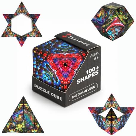 Shashibo DODECA Magnetic Puzzle Cube, Stress Relief Fidget Toy