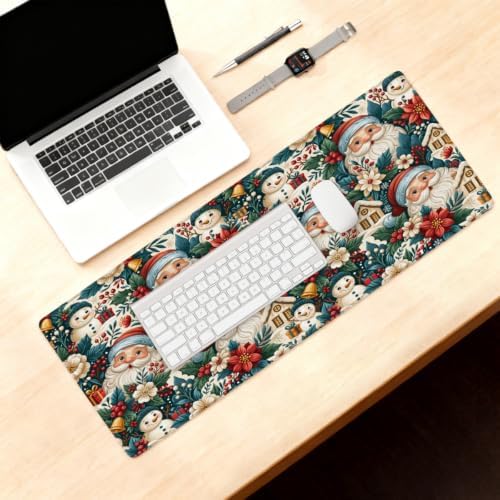 Christmas Large Mouse Pad Non-Slip Rubber Long Gaming Desk Mat