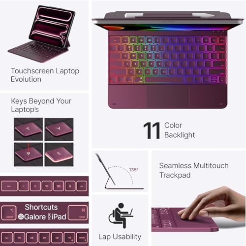 typecase Edge Magic-Style Magnetic Keyboard Case for iPad Air 13/Pro 12.9