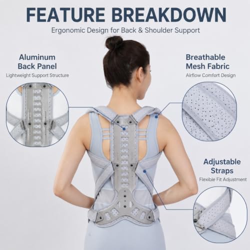 Scoliosis Back Brace, Lightweight Design, Posture Corrector Brace