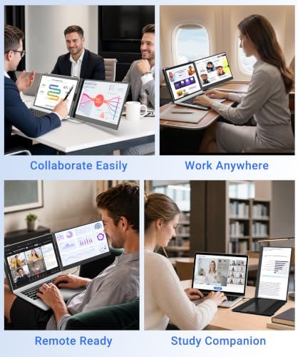 14" Laptop Screen Extender, Ultra Lightweight & Portable Monitor