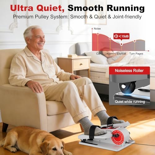 TDH Under Desk Elliptical Machine Leg Exerciser Electric
