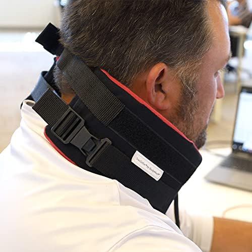 TracCollar Body Sport Cervical Neck Traction Device, Fits 16 in. to 18 in. Size (Medium/Large) - Inflatable, Adjustable Stretcher for Pain Relief with Two-Hand Pump System