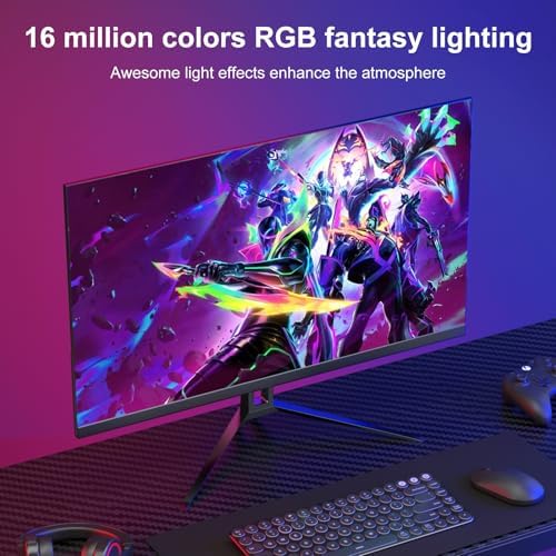 pc sync Light bar，LED Light Strips Deliver Synchronized Lighting Effects with Screen Colors and Music, Compatible with Win/Mac Systems. (PC Sync Light (for 24-inch Models))