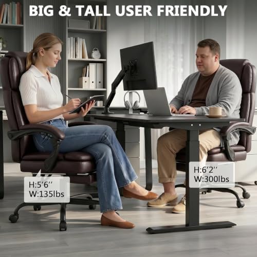 Big and Tall Office Chair, Home Office Desk Chairs,Executive Computer Chair
