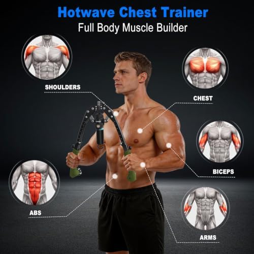 HOTWAVE Twister Arm Trainer,Hydraulic Chest Expander for Full Body Strength