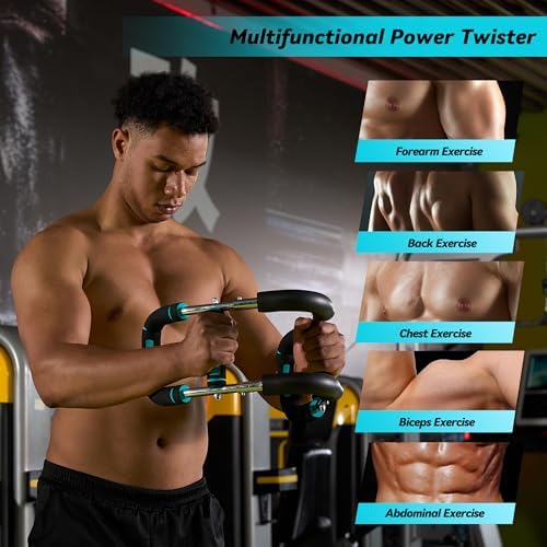 Twister Arm Trainer with 6 Resistance Levels Springs (30-160 Lbs.)