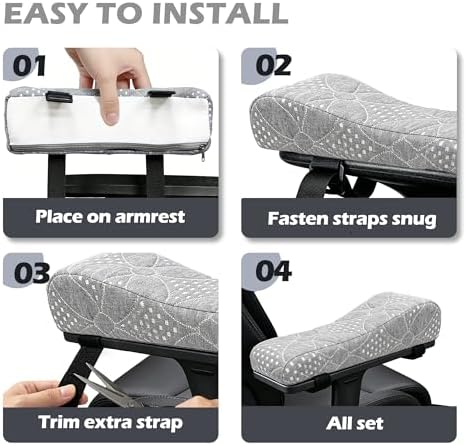 Soft Office Chair Armrest Pads, Comfort Elbow Pillows