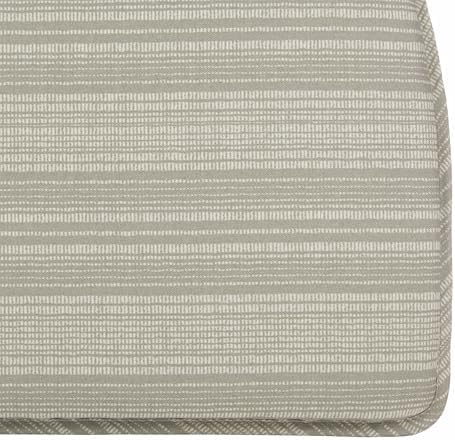 Klear Vu Raindrop The Gripper Non Slip Chair Cushions, Soft & Comfortable Seat Pad, Sitting Pillow for Kitchen, Dining or Office, 4 Count (Pack of 1), Boardwalk Stripe