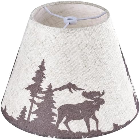 GO&SO Small Animal Lamp Shade Set of 1,5"×9"×6.4" Print Bell Shade Replac