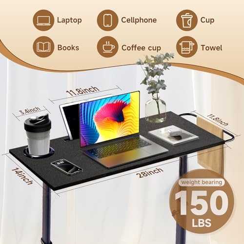 VTORY Adjustable Height Standing Desk for Walking Pad Treadmill，for Cycling