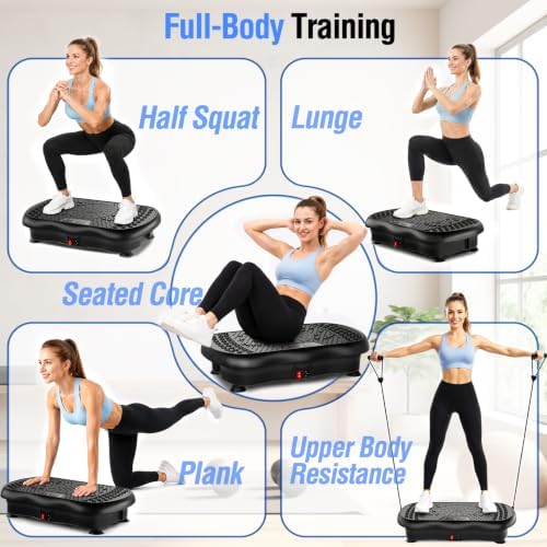 Vibration Plate Exercise Machine with 200 Speeds & 10 Presets