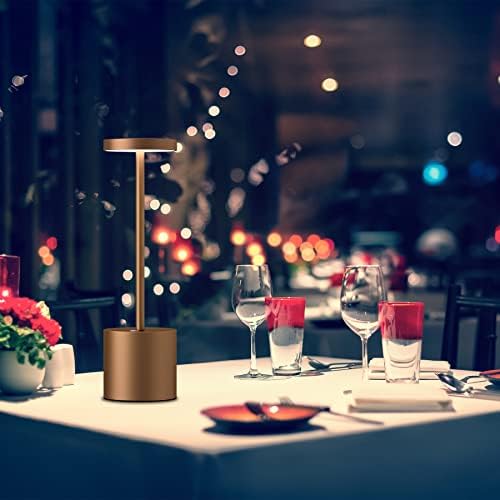 TBBGA LED Cordless Table Lamps Set of 2, 5000mAh Rechargeable Table Light