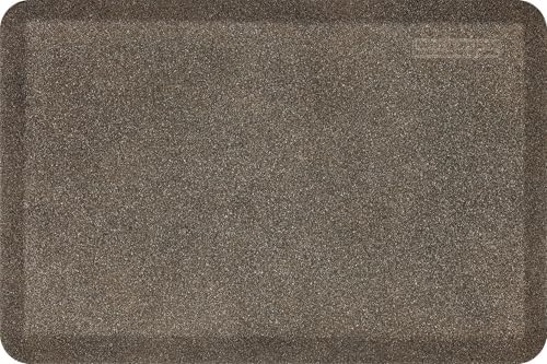 WellnessMats Granite Collection Anti-Fatigue Floor Mat, Polyurethane – Ergonomic Support Pad for Home, Kitchen, Garage, Office Standing Desk – Water Resistant - Made in USA