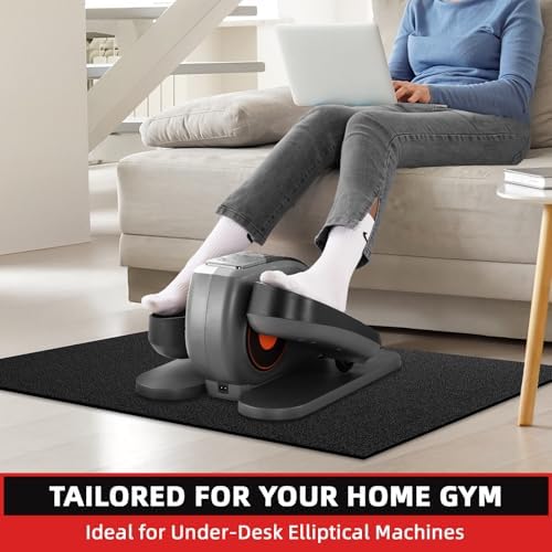 GymCope Treadmill Mat for Hardwood Floor Carpet 7'x3'/6'x3'/6'x2.5'/4'x2'