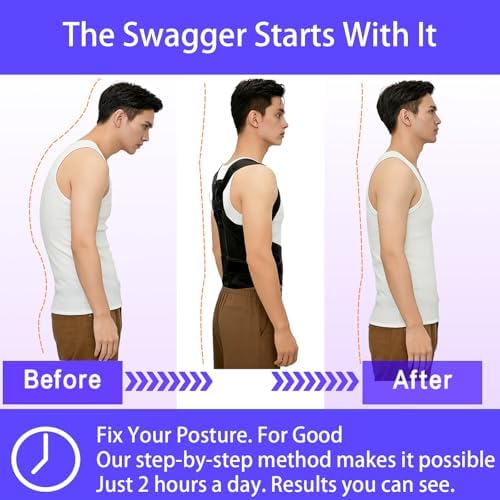 Back Brace Posture Corrector for Women and Men, FSA&HSA Eligible, Improve Posture, Relief for Upper and Lower Back, Lumbar, Neck, Shoulder Pain,Scoliosis & Hunchback Support