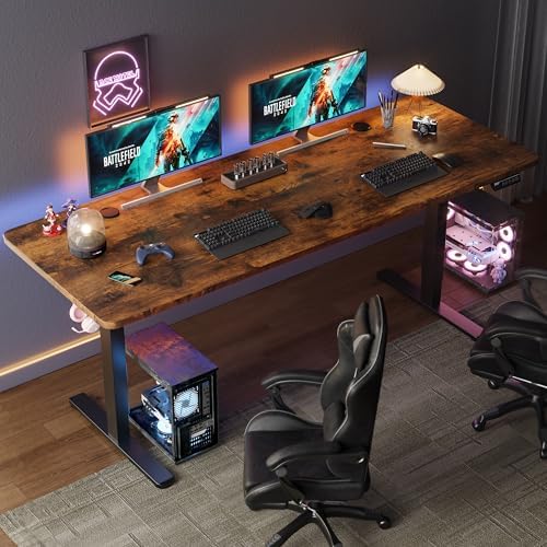 Monomi 79" Large Electric Standing Desk,Height Adjustable for Two-Person