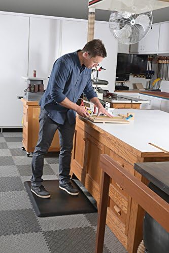 Norsk Anti-Fatigue Mats, 1 Pack – 20” x 39” x 0.75” Thick Cushioned Memory Foam Floor Mats for Standing Desk, Kitchen, Laundry & Workshop – Non-Slip, Waterproof, Stain-Resistant, Burgundy