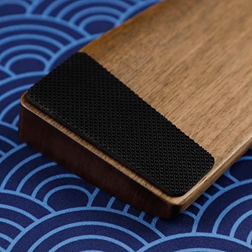 Ergonomic Wooden Wrist Rest Solid Wood Walnut for Keychron Q10