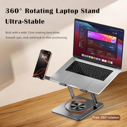 Laptop Stand with Phone Stand