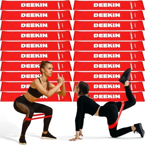 Deekin 20 Pcs Resistance Bands Loop Exercise Bands