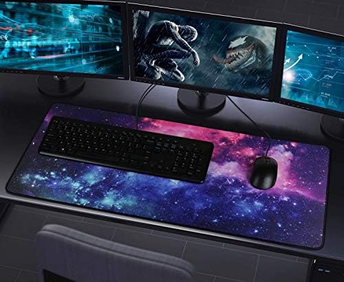 Gaming Mouse Pad,31.5x15.7x0.12 inch Waterproof Computer Keyboard Mouse Mat
