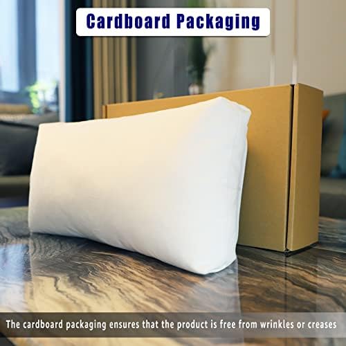Velvet Recliner Headrest Pillow, Non-Slip Neck Support, Nature White