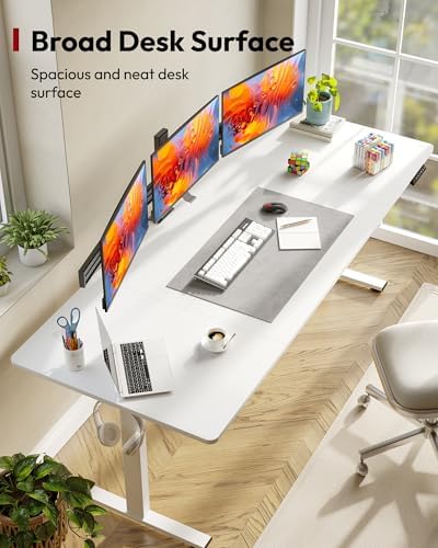 SANODESK 79''x32'' Large Electric Computer Height Adjustable Standing Desk