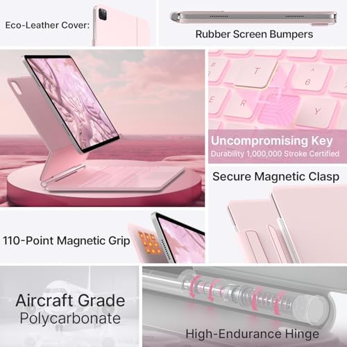 typecase Edge Magic-Style Magnetic Keyboard Case for iPad Air 13/Pro 12.9