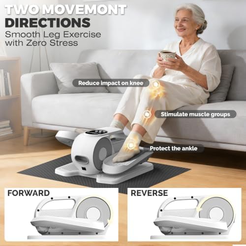 Under Desk Elliptical Leg Exerciser as Seen on TV Sitting for Senior