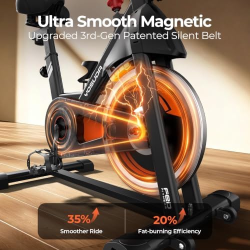 YOSUDA PRO Magnetic Exercise Bike 350 lbs Weight Capacity