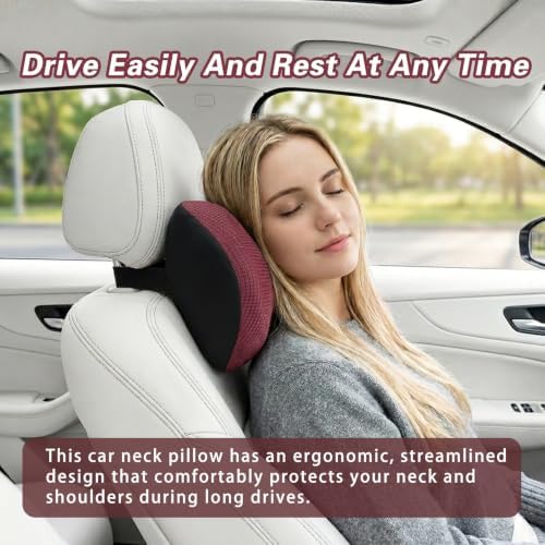 Super Versatile Car Headrest Pillow, Soft Car Pillow for Neck Pain Relief