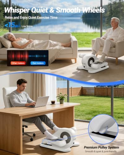 UMAY Under Desk Elliptical Eclipse Leg Exerciser Electric as seen on TV