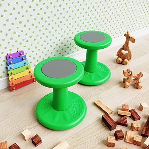 Studico ActiveChairs - Kids Wobble Stool - 14" Flexible Seating for Classroom, Toddlers, Ages 3-7