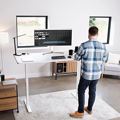 VIVO White 71 x 30 in Standing Desk, DESK-KIT-E2W7W