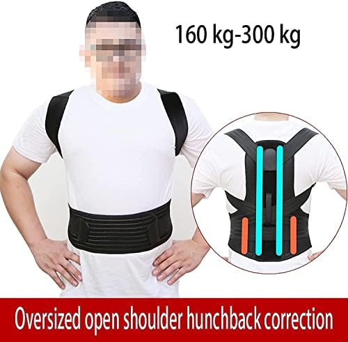 Large Posture Corrector Large Size Strong Adult Kyphosis Correction Belt Soft Breathable Comfort Effective Back Shoulder Clavicle Support Neck Pain Relief,3XL