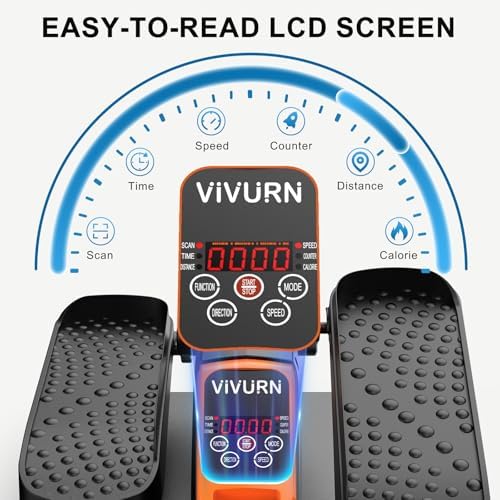 Under Desk Elliptical Leg Exerciser While Sitting for Seniors