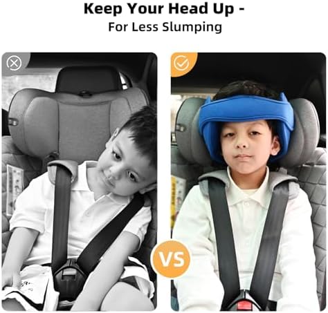 Adjustable Child Car Seat Head Support Band, Head and Neck Support Band