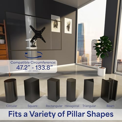 VIVO Exposed Column TV Pillar Mount for 40-70 in Screens, Mount-TVCL1