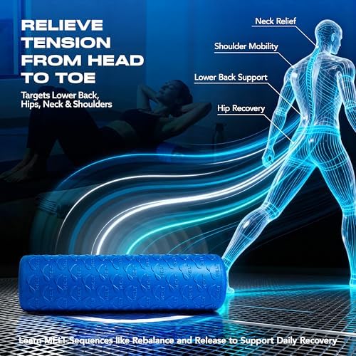 Melt 18-Inch Travel Soft Foam Roller, Myofascial Release