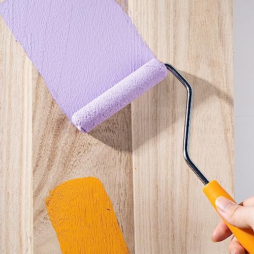 Mister Rui Paint Roller, 4 Inch Paint Roller Wool Blend, 30 Pack, 4mm Short Nap, Small Paint Roller Covers, Reusable Mini Paint Rollers for Use with All Paints and Stains
