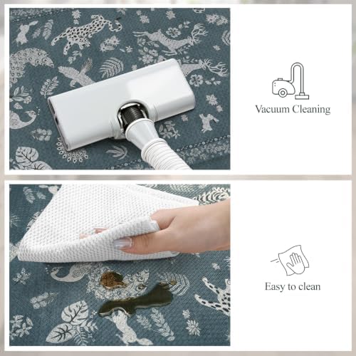 LEEVAN Anti Fatigue Kitchen Mats for Floor, Cushioned Kitchen Mat Set 2PCS