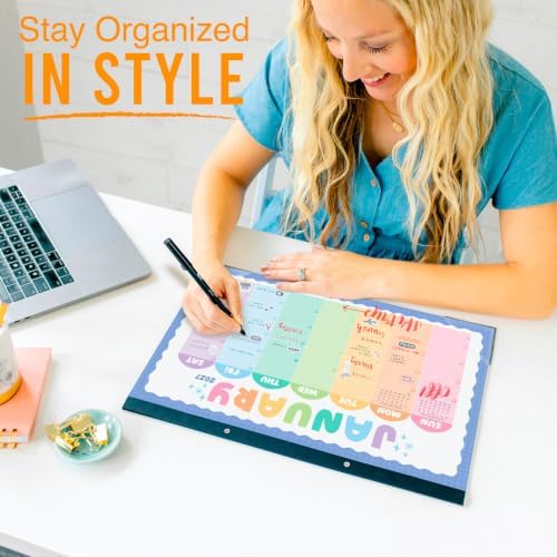 Large Desk Calendar 2027 - Desktop Calendar 2027-2028