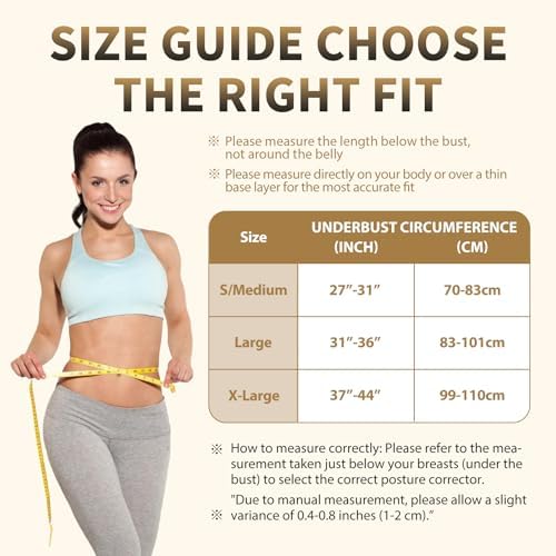 WNIEYO Posture Corrector for Women and Men Back Brace for Women Back Straightener for Effective Lower Back Pain Relief, Scoliosis, and Better Posture Support(black XL)