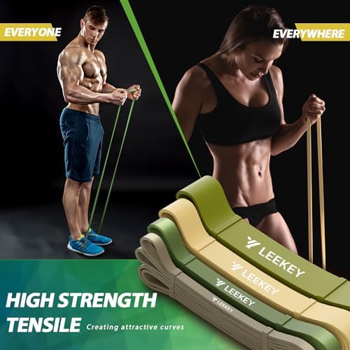 LEEKEY Resistance Bands Set for Pull Up Assistance & Exercise
